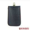 2 Pcs Black Car Key Faraday Bag Signal  Case Key Fob Security Sleeves