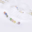 8pcs Maternity Belly Bar Flexible Crystal Pregnancy Navel Ring Belly Butto FPK