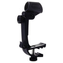 2x Adjustable Microphone Drum Clip Mic. Clamps Support Groove Gear Black G6R4