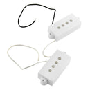 2PCS 4 String Noiseless Pickup Set For Precision P Bass Bridge Pickup Set