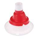 Silicone Gel Foldable Collapsible Oil Water Funnel Hopper Kitchen Cooking Tool3C