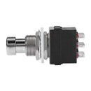 Guitar Effects Pedal Stomp Foot Metal Switch True Bypass Accessory (Black)