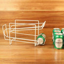 Fridge Storage Rack Beer Iron Rack Soda Can Coke Holder Organizer Shelf F1R5