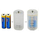 4Pcs 2 AA to D Size Battery Adaptor Holder Switcher Case Box Converter Supplies