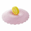 1pc Lovely Anti-dust Silicone Fruit Glass Cup Cover Leak proof Coffee Mug L