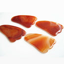 Natural Agate Carnelian Guasha Board Body And Face SPA Massage Tools Acupuncture