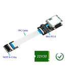 1 M.2 NGFF Key Set A / E / A + E To A Mini-PCI-E Adapter With FFC Cable