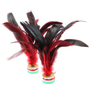 2PCS China Jianzi Colorful Fancy Feather Shuttlecock for Fitness Entertainme Cy