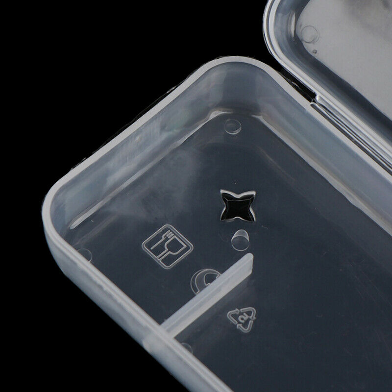 2pcs Universal Handle Shaver Storage Box Full Transparent Plastic Case Razor Bj