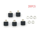 20pcs 2.5mm Female Connector 3 Pin Headphone Jack Socket Mono Channel PJ-201M JR