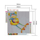 5D DIY Full Drill Diamond Painting Frog Cross Stitch Embroidery (W0015)