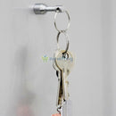 SN9F 2 Pcs Super-Strong Neodymium Pocket Chain Split Ring Keyrings Magnet Holder