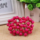 Artificial Holly Berry Simulation Foliage Spray Bunch Wedding Party Red 2