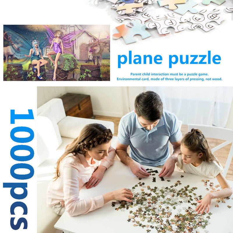 1000pcs Fairy Girls Jigsaw DIY Paper Puzzle Toys Educational Picture Gifts