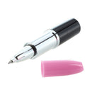 Pen Ball point pen Lipstick Shape pink Color Ink Blue D2E1