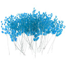 50-in-1 Synthetic Vivid Bunch Twigs f/ Photo Props Bridal Wedding Blue