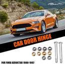 2x Door Hinge Pins with 8 Bushings + 2 Lock Nuts for Ford Lincoln Mercury