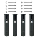 4x Fishing Rod Holder (Holds 4 Rods) Reel Storage with Screws - 270mm Long