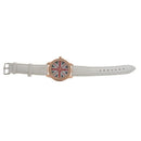 Women Lady Girl Union Jack Uk British Flag White Leather Quartz Watch WAA21