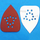 50pcs Triangle flocking Brushed Sandpaper 60 80 120 150 220 Grit Hook Lo OZC
