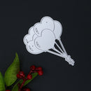 Love Heart Balloon Metal Scrapbook Craft Embroidery Cutting Die Stencils