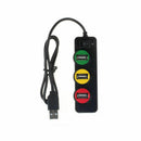High Speed 4 Port USB 2.0 HUB Splitter Towed Adapter Converter For PC Laptop YQP