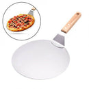 Stainless Steel Pizza Peel Shovel With Wooden Handle Cake Shovel Baking Too M9B7