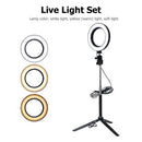LED Selfie Ring Light Dimmable Camera Phone Video Photo Lighting w/ Tripod A