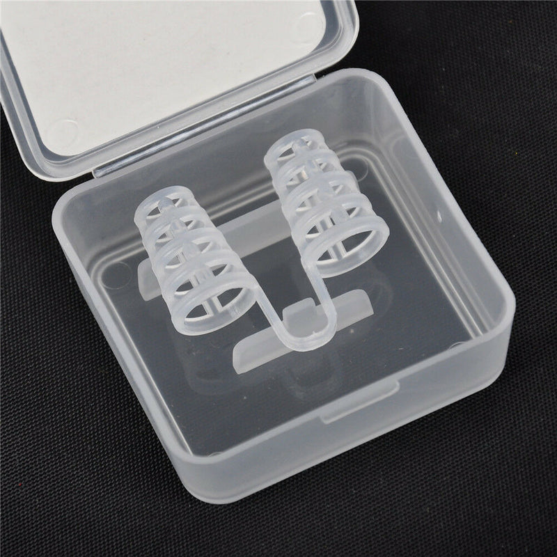Useful Silicone Anti Snore Nasal Dilators Stop Snoring NoseClip Sleep ApneaAi Gw