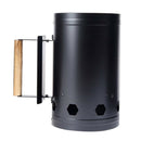 New Steel Barbecue BBQ Chimney Starter Quick Start Charcoal Burner 18x28x18cm