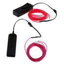 2 Pieces Luminescent LED Glow EL Wire String 3 Meter Light