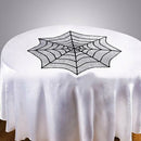 30" Halloween Octagon Creepy Spiderweb Table Runner Tablecloth Cover Party Props