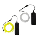 2x Luminescent Neon LED Lights Glow EL Wire String 5 Meters