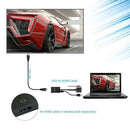 VGA to HDMI 1080P Converter HD Audio AV HDTV Audio Cable HDMI Adapter