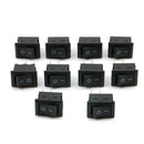 10Pcs Durable Auto Car Truck Boat Round Rocker ON/OFF SPST Switches 12V 16A