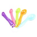5 in 1 Colorful Plastic Measuring Spoons Set Kitchen Baking Tools