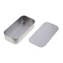 24 Rectangular Tin Cans with Screw Lid for Lip Balm,