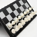 folding Magnetic chess board portable set with pieces camping games sport N9B4