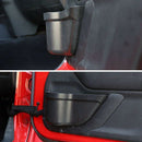 Front Door Pockets Storage Inserts Side Organizer Box for Jeep Wrangler 201