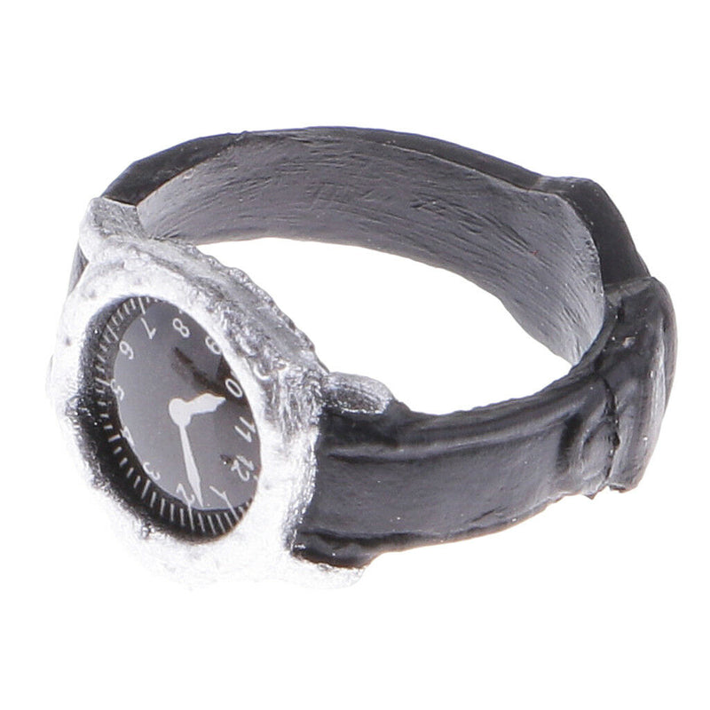 1/6 Black Plastic Watch for 12inch  Action Figures DIY Accessory