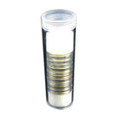 10 Pieces Plastic Tube Coin/ Medicine Storage Display Container Tube Holders