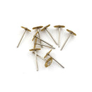 10PCS 22MM Brass Wire Wheel Brushes Polishing Tool For Die Grinder Power Rotary+