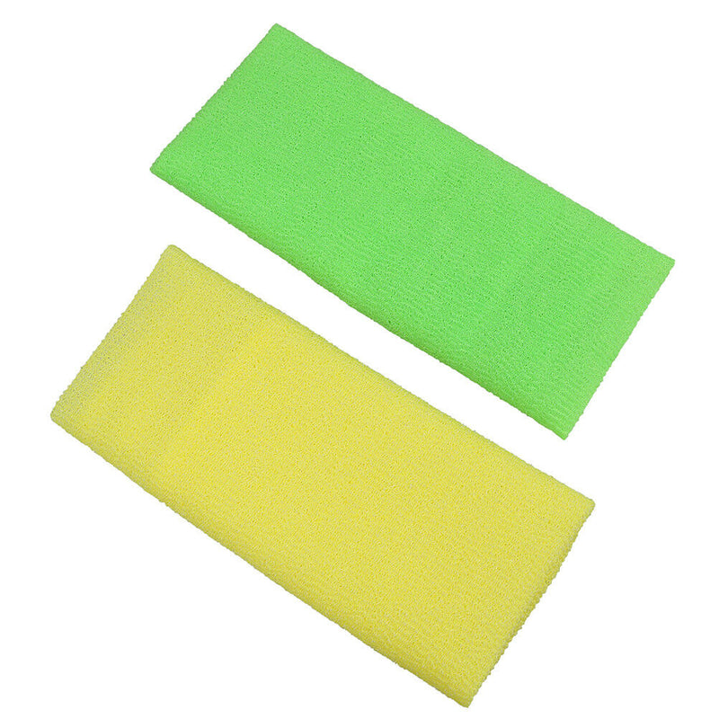 1Pc Shower Gel Foams Long Nylon Towel Washing Back Bath Washcloths Bath SpongeJR