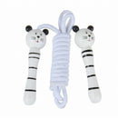 Childrens Wooden Handle Skipping Rope Animal Colourful Cartoon Zoo I1X1