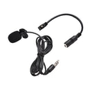 External Microphone Clip On Mic + Adapter Cable for Gopro Hero 4 Session 3 3+ LJ