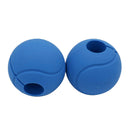 2Pcs Silicone Grips Globe Ball Rubber Bar Grip Ball for Dumbbell Barbell Bar