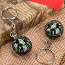 28mm Ball Compass Keychain Navigator Hiking Camping Travel Outdoor Survival 3c