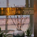 Willow Twig Lighted 20-LED Branches String Light Battery Powered Branch for V9E5