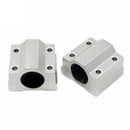 2pcs SCS6UU  Linear motion slide bearing block Al Rail guide shaft gfd LJY