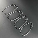 Carbon Fiber Car Interior Door Handle Cover Trim Door Bowl Stickers Decorat D9J6